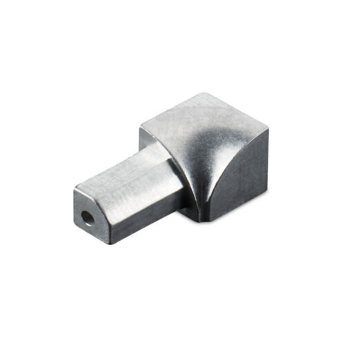 Außenecke & Innenecke für Rundprofil / Viertelkreisprofil Aluminium natur (Abverkauf) – Bild 3
